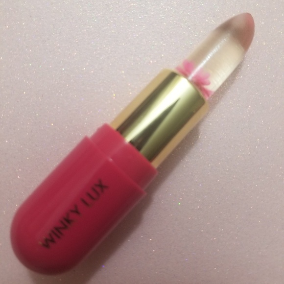 🌟HP🌟🌟PINK Winky Lux Flower Ph Balance Lip Balm NWT - Picture 7 of 8